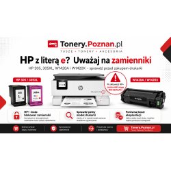 Drukarki HP z literą „e” – dlaczego zamiennik tonera lub tuszu może nie działać?