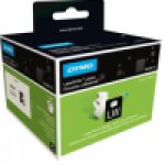 Dymo uże identyfikatory imienne 62 x 106 mm,, karton bez kleju z dziurką, białe