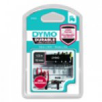 Dymo taśma do drukarek etykiet, D1 Durable | 12mm x 3m | biały/czarny
