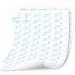 Dymo XTL™  2040 szt. laminowanych etykiet na kable i przewody (41 mm x 23 mm) -