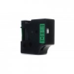 Taśma, Dymo, D1, Czarny, na, Zielonym,, 19mm, x, 7m, (45809), (S0720890)