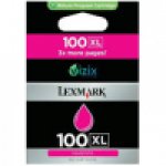 Tusz Lexmark 100XL do S-305/405/409, Pro 705/805 | zwrotny | magenta