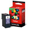 Tusz Lexmark 15 do X2650, Z2320 | zwrotny | CMY