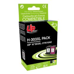 UPrint kompatybilny zestaw tuszy z 3YN10AE, HP 303 XL, black/color, 600/450s, 20/18ml, value pack