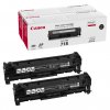 Zestaw dwóch tonerów Canon  CRGP718BK do LBP-7200/7210 | 2 x 3 400 str. | black