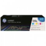 Zestaw trzech tonerów HP 125A do Color LJ CP1215/1515 | 3 x 1 400 str. | CMY