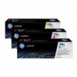 Zestaw trzech tonerów HP 128A do LJ Pro CP1525 ,CM1415 | 3 x 1 300 str. |